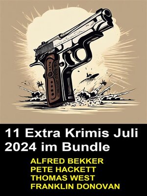 cover image of 11 Extra Krimis Juli 2024 im Bundle